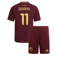 Stroje piłkarskie AS Roma Artem Dovbyk #11 Koszulka Podstawowej dla dzieci 2024-25 Krótki Rękaw (+ szorty)